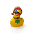 Rasta Duck; Quietscheenten; D: 9x6x9cm