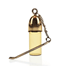 Pulverflasche mit Lffel in silber