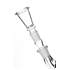14,5er H:40cm, D:50mm, WS:3mm, Stecksystem, gerader Aufbau