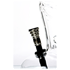 Glas Dildo-Bong Alu-Chillum H:15cm