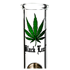 Gummifuss kleine Joystick Glasbong Alu-Chillum H:23cm WS:2,5mm