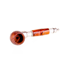 Metallpfeife - Schraubbar mit Holzkopf 13cm