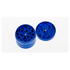 Alugrinder + Pollinator/Sieb 4tlg. D: 40mm  H: 35mm, CNC, blau