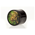 Alugrinder mit Pollinator/Sieb, H:40mm, D:50mm, Black Leaf 