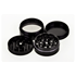 Alugrinder mit Pollinator/Sieb, H:40mm, D:50mm, Black Leaf 