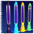 Sky Pop Lampe, schwarz Tischlampe inkl. UV-Rhre in 8W und Trafo