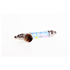 Metallpfeife L:9 cm mit Blumen