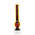 Acrylbong Rasta > H:32cm mit rundem Bauch