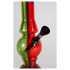 Acrylbong Rasta > mit kl. rundem Bauch H:23cm