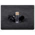 Pulverflschen rund mit Anhnger H:5cm D:15mm (Schwarz)