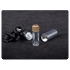 Pulverflschen rund mit Anhnger H:5cm D:15mm (Silber)