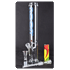 ROOR Glasbong 18,8er H:37cm; blaue Serie-500