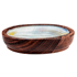 Holzschale mit Muschel 14 x 9,5 x 2,5cm