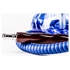 Pumpkin-Shisha mit Glasball, Farbe:Blau