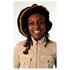 Rasta Tams Hkelmtze Bob Marley (Motiv 12 leaf)  