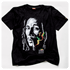 Schwarzes Bob Marley T-Shirt (trnen) "L"