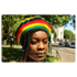 Rasta Tams Hkelmtze Bob Marley (Motiv 5 Stern Grn)  