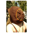 Mtze Groe Rasta Schirmmtze Braun