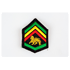 Aufnher "Jah Army" Eckig Lion