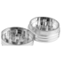 Alugrinder CNC D:40mm  H:20mm - 2-part - Silber