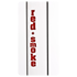 BamBamBhole Glasbong 14.5er gerader aufbau mit bauch H:38cm 