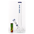 BamBamBhole Glasbong 14.5er gerader aufbau mit bauch H:38cm "Blu