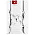 BamBamBhole Glasbong 18.8er H:45cm gerader aufbau mit bauch + IC