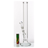 BamBamBhole Glasbong 18,8er H:48cm gerader aufbau + goldenes "Bl