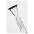 BamBamBhole Glasbong 18,8er H:46cm gerader aufbau 