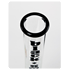 BamBamBhole Glasbong 18,8er H:46cm gerader aufbau 