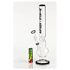 BamBamBhole Glasbong mit Bauch 18.8er H:45cm  + ICE "Black Smoke
