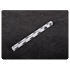 Glasziehrohr L:8,5cm Sandgestrahlt