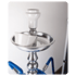 Alu Shisha > 3 Schlauch H: 51cm King Miss Nile in Box - Silver S