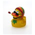 Rasta Duck; Quietscheenten; D: 9x6x9cm