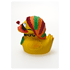 Rasta Duck; Quietscheenten; D: 9x6x9cm