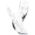 Leafline Glasbong 18.8er Schwarzer Fu+Mundstck H:42cm D:45mm