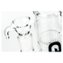 Vorkhler Grace Glass 18.8er H:16cm D:50/25mm 2xHonigwabendiffus