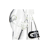 l-Glasbong Grace Glass 14.5er zylindrisch - Klar H:15cm D:45mm