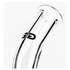 l-Glasbong Grace Glass 18.8er - Klar H:22cm D:50mm WS:5mm