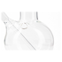 Glasbong Plain mit Bauch 14.5er H:23cm D:40mm