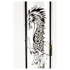 Black Leaf Glasbong goldener Drache mit Vorkhler GTI