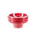 Kaya Shishakopf Phunnel H:12cm D:7cm Creme-Rot
