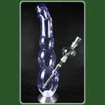 Acrylbong Krass Design "Jetstream" Clear Ice Blue / klar