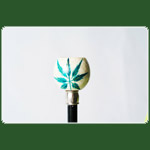 Specksteinkopf Gro mit Hanfblatt