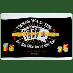 Hand- & Badetuch im Poker Texas Holdem Designe 120cmx65cm