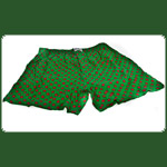 Boxershort Grn mit roten Sternen "M"