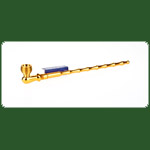 Metallpfeife schraubbar L:284mm, Farbe: Gold