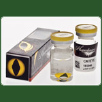 Farbige Kontaktlinsen "Cateye" weich, ohne Dioptrien, 3 Monats L