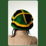 Rasta Tams Hkelmtze Bob Marley (Jamaica Flagge) "gro"