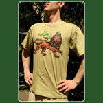 T-Shirt Rasta Lion Grn XL